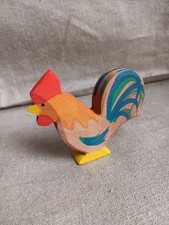 Ostheimer Hahn ☆ Holzspielzeug ☆ Bauernhof ☆ Brandstempel ☆ schon älter ☆