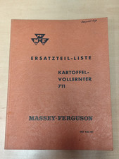 Massey Ferguson Kartoffelvollernter 711 Ersatzteilliste spare parts list K37