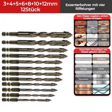 12x Exzenterbohrer-Set