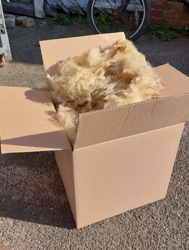 5kg rohwolle schafwolle - 4,5-5kg, rohwolle/schafwolle