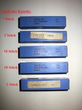 Verschiedene (8 Varianten) Hertel Wendeplatten für Klemmhalter insges. 55 Stück