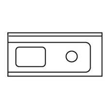 KBS Zulauftisch 1 Becken Anbau