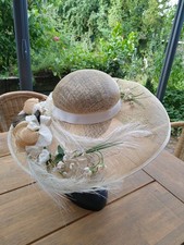 Mode de Paris "Angelique" Modellhut Hochzeit Ascot Derby Damenhut ca. 56 neu