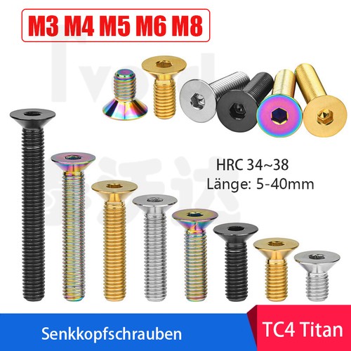 Titan senkkopfschrauben - titan,