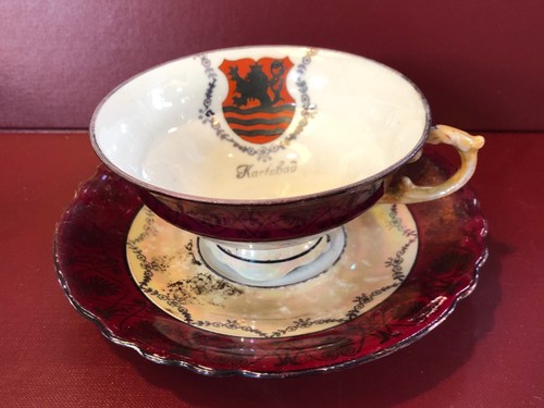 Karlsbad souvenir kaffeetasse - karlsbad,