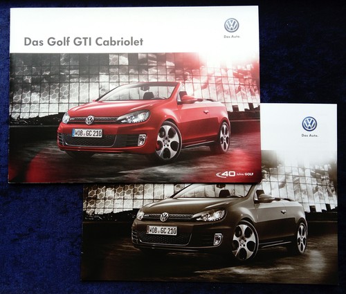 Golf gti cabrio prospekt - vw,