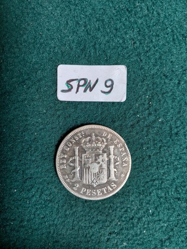 Spn9 pesetas 1883 - 1883,, kgr
