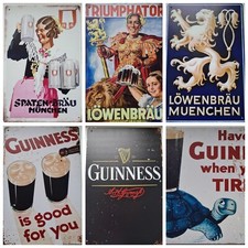 Bier Blechschilder - Nostalgie