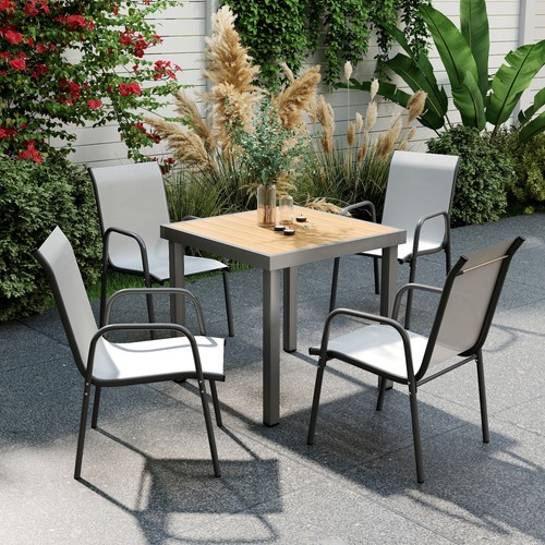 Outsunny gartenstühle 4er set - outsunny,