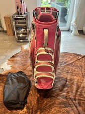 Girls Star Power Golfbag Weiß, Grau, Pink mit Regenschutz