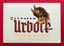 Bier Reklame AK Zittau um 1930