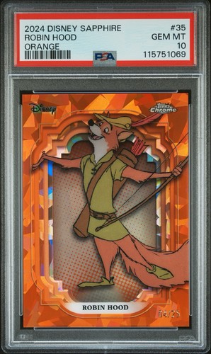 Disney topps chrome robin - robin, hood