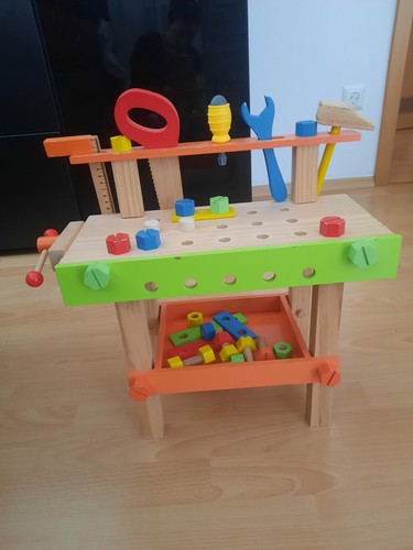 Kinder werkzeugbank bunt - werkzeugbank,,
