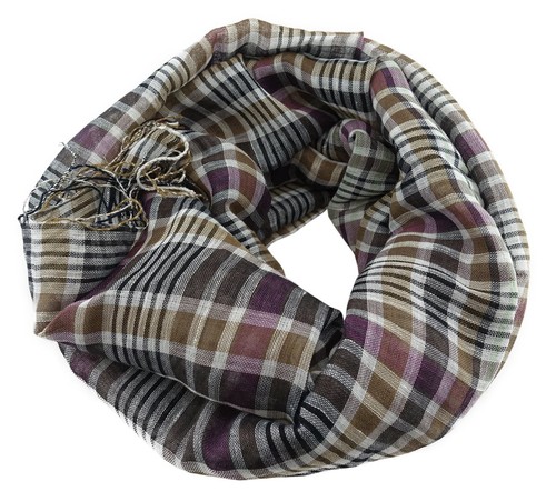 Schal braun beige magenta - schal,
