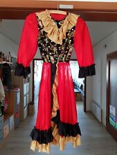 HILKA Mädchen Fasching Karneval Zigeuner Piraten Kleid vermutlich 128 Kostüm 