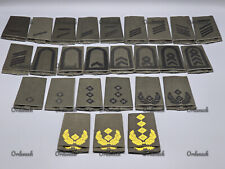 BUNDESWEHR - RANGSCHLAUFEN HEER SCHWARZ / OLIV - DIENSTGRAD / RANG FREI WÄHLBAR