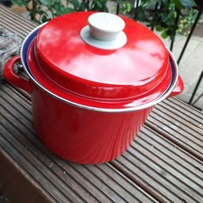 Alter Emaille  Kochtopf