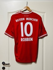 FC Bayern München Heim Trikot Adidas 2013-2014 Robben 10 Gr.L Tripple Sieger