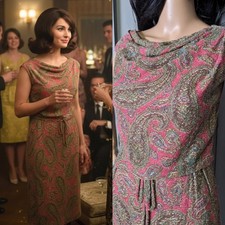 Vintage 60er rosa Glitzer