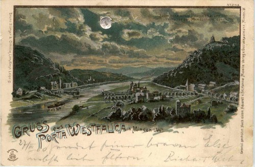 Gruss aus porta westfalica - porta,