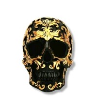 3D Dekoration Skelettkopf