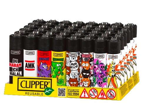 Clipper feuerzeug 48er display - 48er,