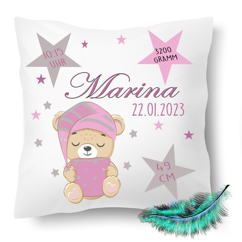 Personalisiertes baby kissen - personalisiertes,