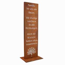 Gartendeko Rost Schild