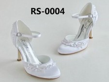 HBH Brautschuhe Satin,mit