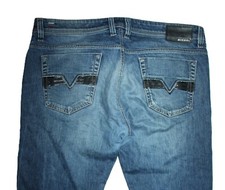 Diesel Viker 8SV Stretch Herren Jeans  38/34 Straight Denim W38 L34 , Distressed