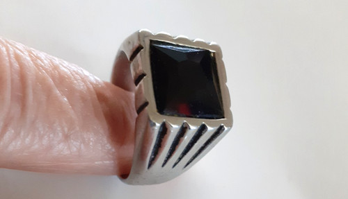 Herren edelstahl ring mit - herren,