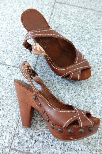 Damen eur braun high - gr.,