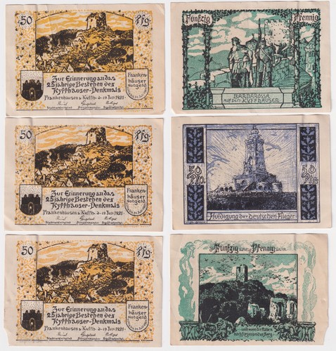 Banknoten notgeld stadt - 3,