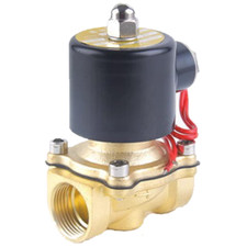 1/4"-2" Messing Magnetventil-Gas DC12/24V AC220V normal geschlossen Luft Wasser 