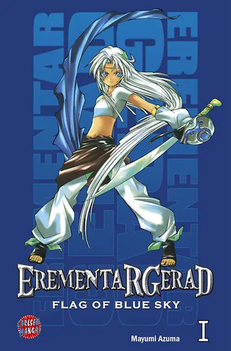 Elementar gerad flag of blue - elementar,