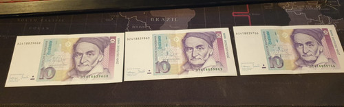 Deutschland banknoten dm - 10,