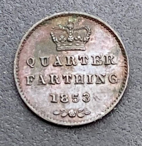 Victoria 1853 quarter farthing - victoria,