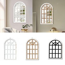 Wandspiegel mit Bogenfenster