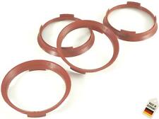 4x Zentrierringe 70,4 x 66,1 / 70 4 auf 66 1 Rot kompatibel mit Rondell Infiniti