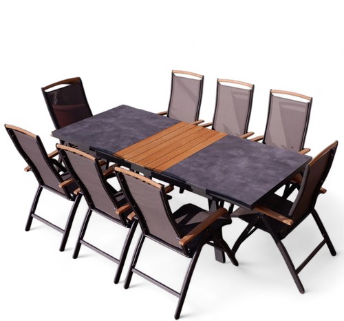Aleos gartengarnitur alu teak - gartengarnitur,