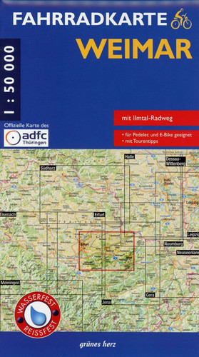 Fahrradkarte weimar 50 000 - fahrradkarte,