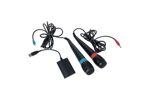 Singstar mikrofone blau rot - singstar,