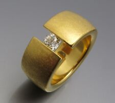 REIF-DESIGN - ELEGANTER DIAMANT SPANNRING - AUS EIGENER GOLDSCHMIEDE