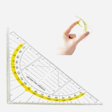 Geodreieck Geo Dreieck Flexibel Unzerbrechlich Lineal biegsam Büro Schule OVP