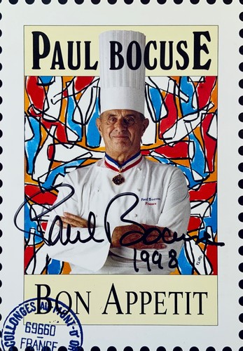 Paul bocuse handsignierte - bocuse,