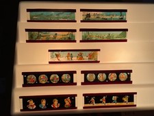 Alte Laterna Magica Glasbilder