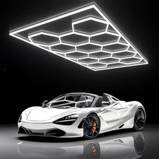 14x LED Hexagon Wabenlichter