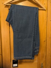 Walbusch Hose Yoga-Jeans Ultrastretch Gr. 50 Blue Stoned NEU