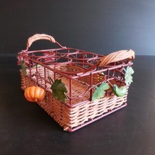 Korb Flaschen Küche Tisch