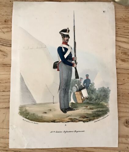 Antik lithografie sachse - antik, f.